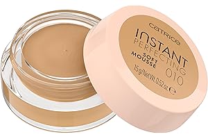 Catrice Instant Perfecting Soft Mousse, makijaż, nr 010, nude, matujący, efekt ekspresowy, naturalny, do suchej skóry, wegański, bez oleju, bez perfum, bez alkoholu, 1 opakowanie (15 g)