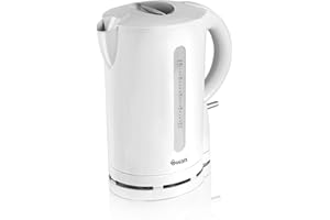 Swan SK18121N Jug Kettle with Rapid Boil, Detachable Filter, 1.7L, 2200W, White