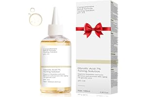 PROWITHLIN Toner Esfoliante con Acido Glicolico al 7% (100ml) – Tonico Viso, Levigante e Idratante per un Tono Uniforme | Adatto a Pelli Grasse, Miste e Normali