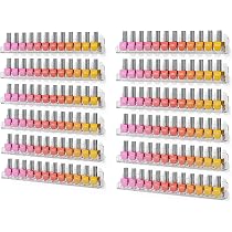 Acryl Nagellackregal – 6 Etagen, Für Wandmontage, Bis 120 Flaschen