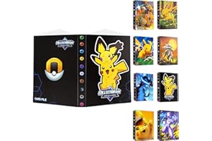 Thingehoy Pokemon Sammelalbum Pokemon Karten Pokemon Album Pokemon Heft Pokemon Karten Sammelalbum, Album Heft Für Karten Ordner, 30 Seiten 240 Karten KapazitäT Sammelkarten Album