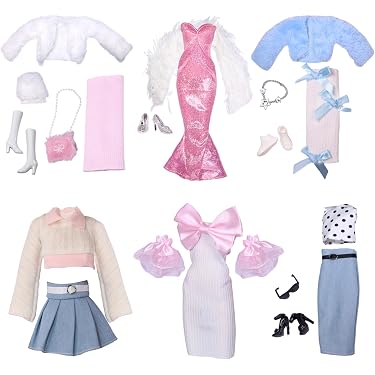 Abiti per bambole da 18 pollici Camicia grigia Pantaloni bianchi Abiti per bambole da 18 pollici Camicia grigia Pantaloni bianchi
