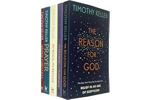 Timothy Keller 5 Books Collection Set (Hidden Christmas, Prayer, My Rock; My Refuge, The Reason For God & The Meaning of Marriage)