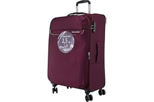 METZELDER Valise Souple Taille Moyenne Soute Trigone Ultra Leger & Grosse CAPACITE DE Chargement Garantie 1 an (M_Taille Moyenne_67x42x28cm_79/90L,2,5kg, Rouge Bordeau (Wine Red))