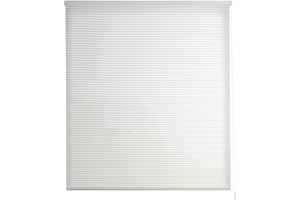 Estoralis | Robert | Estor Enrollable Diseño Moderno | Translúcido Rayas | Blanco | 130 x 195 cm (Ancho/Alto) Tamaño Tela 127 x 190 cm | Estores para Ventanas y Puertas
