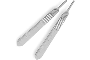 ZAMAHA UK Scalpel Handle No.3 Fits Swann Morton Blades - Surgical,Sign,Craft,Card Making Cutter,Podiatry,Dental