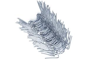 Deuba® Gewächshausklammern rostfrei 50 Stück Hohlkammerplatte Befestigung Gewächshäuser Gewächshausklemmen Zubehör