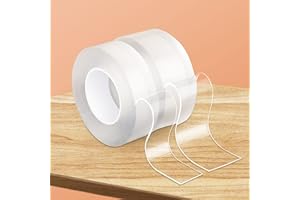 Loiion Paraspigoli per Bambini Trasparente, 10m Pre-nastro Adesivo Extra Forte Nano Tape, Multifunzione Non Lascia Tracce, Extra Spesso Bordi Protezione per Icurezza dei Vostri Bambini（3cm larghezza)