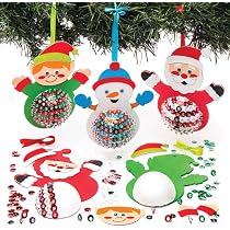 Kit Déco Noël à Peindre Pour Enfants - Ensemble DIY Avec Figurines En Plâtre (lot De 2) - 4
