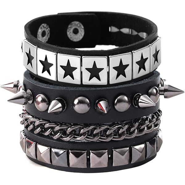 Catena Portafogli/Jeans Con Teschio A Doppio Strato – Unisex Streetwear – Argento Opaco - 4