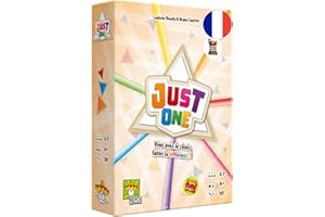 Asmodee - Just One - Jeu de Société Famille - Jeu d 'Ambiance Coopératif pour Enfants dès 8 Ans - Jeu de Cartes avec Mots à Deviner - 3 à 7 Joueurs - 20 Min - Version française - Repos Production