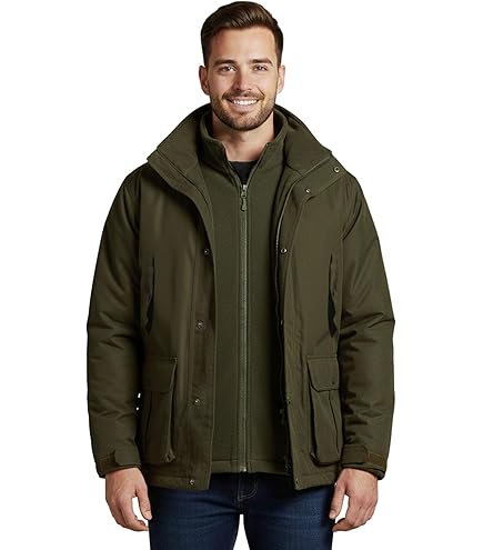 Sweat zippé à capuche exeter river vert foncé Timberland | La Redoute