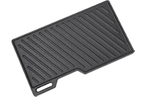 GFTIME 41,5 x 23,5cm Gusseisen Grillplatte für Burnhard Fred, Plancha für Rösle Artiso G2, gasgrill Wendeplatte für Burnhard Fred, Fred JR, Burnhard Big Fred, Fat Fred, Taino Platinum, Black 4/6 Serie