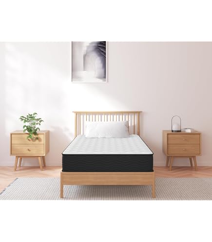 Matelas 90x190 Cm En Mousse Mémoire De Forme - Épaisseur 22 Cm, Zones De Confort, Moelleux Et Respirant