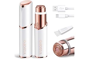 VISOFO - Epilatore per viso da donna | Apparecchio per barba Baffi Labbro Superiore Rasoio Elettrico Mentone Duvet Trimmer Dermaplane Donna Pinze per depilare Epilatore Lady Girl Gen3