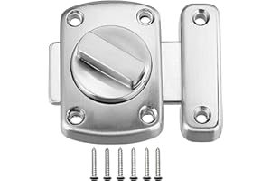 ANHOER Door Lock Door Bolts for Internal Doors Door Latches for Bathroom Bedroom Cupboard Cabinet Window Barns Garage Pet Gate Loft Hatch Garden Office Kitchen Hotel Front Door Bolt Applicable to All Doors