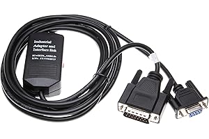 vhbw Câble de l'adaptateur série RS-232 pour les PCs et périphérique Siemens Simatic S5 100U CPU 100 300cm noir