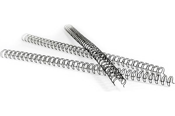 PAVO - Boîte de 100 Anneaux métalliques A4 12.7 mm Noir, (relie de 81 à 100 feuilles)
