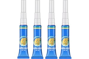 MUIEFE 4 Pezzi Colla per Acquario, Silicone per Acquari, Acquario Sott'acqua Super Colla, Perfetta per il Fissaggio di Coralli, Rocce, Legno, Plastica, Talee e Rocce in Tutti Gli Acquari di Acqua Marina