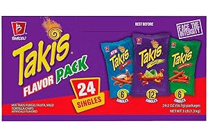Takis Variety Pack Mix 56,7 g (56,7 g) Sacchetti – Confezione da 24