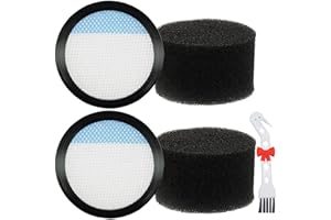 QAQGEAR 4-pak wymiennych filtrów 32 V 24 V do akcesoriów do odkurzacza Vax Blade zamiennik BT3V1B1 TBT3V1B2 TBT3V1H1 TBT3V1F1 TBT3V1P1 TBT3V1P2 TBT3V1T1 TBT3V1T2 ze szczotką do czyszczenia