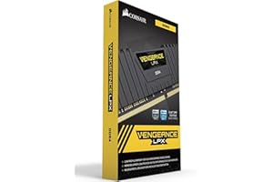 Corsair CMK16GX4M2Z2666C16 Vengeance LPX 16 GB (2 x 8 GB) DDR4 2666 MHz C16 XMP 2.0 High Performance Desktop Memory Kit for AMD Ryzen, Black