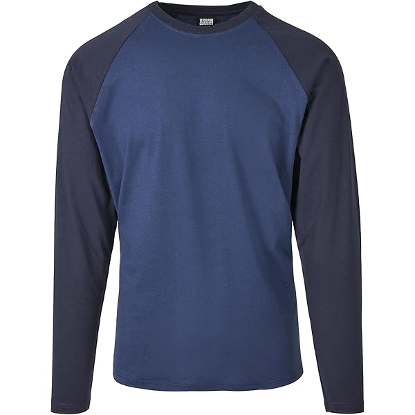UOMO TOKYO Maglione Manica Lunga Raglan 'Oron' | Jersey Di Cotone Morbido E Traspirante | Logo Ricamato | Stile Casual Sportivo Ispirato Al Baseball