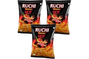 Ruchi Chanachur packs - 3 Spicy Hot flavoured Packs 300g X 3 Packs