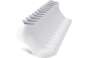 SockWaddles Trainer Runing Socks Womens, 6 Pairs, 360° Breathable Mesh Cotton Ankle Socks, Low Cut Cushioned Sports Socks, Nonslip Athletic Summer Short Socks for Ladies Girls