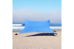 Neso Gigante Tente de Plage Tents, 2,5 m (8 pi) de Hauteur, 3,4 m (11 pi) x 3,4 m (11 pi), Coins renforcés et Poche réfrigérée