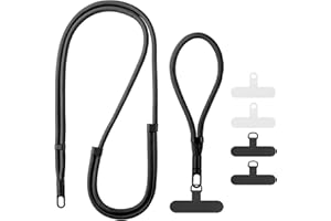 tookala Handykette Universal Lang & Kurz Handgelenkschlaufe, mit 4 Stück Universelles Patch, Handyband mit Alle Hülle kombinierbar, Einstellbar und Abnehmbar