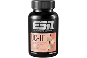 ‎ESN ESN Collagen Type II, 60 Tablets for 2 Months Supply, with UC-II Collagen and Vitamin C - Made in Germany