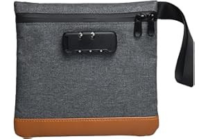 FENGQQKJ Borsa antiodore, con lucchetto a combinazione, impermeabile, con chiusura a combinazione, per conservare i viaggi