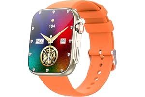 Fitonme Smart Watch, 2023 Fitness Tracker Touch Screen Heart Rate Sleep Monitor Voice Assistant Waterproof 100+ Modes Pedometer Activity Tracker Smartwatches for Men Women for Android iOS