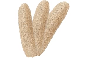 KOMSOUP Naturschwamm Luffa, Luffa Schwamm Körper, Natürliche Luffa Gurke Schwamm Entfernen Dead Skin, Luffa Sponge, Zum Entfernen Von Körperflecken Und Hauttiefem Öl, Schrubber, Küche, Badezimmer