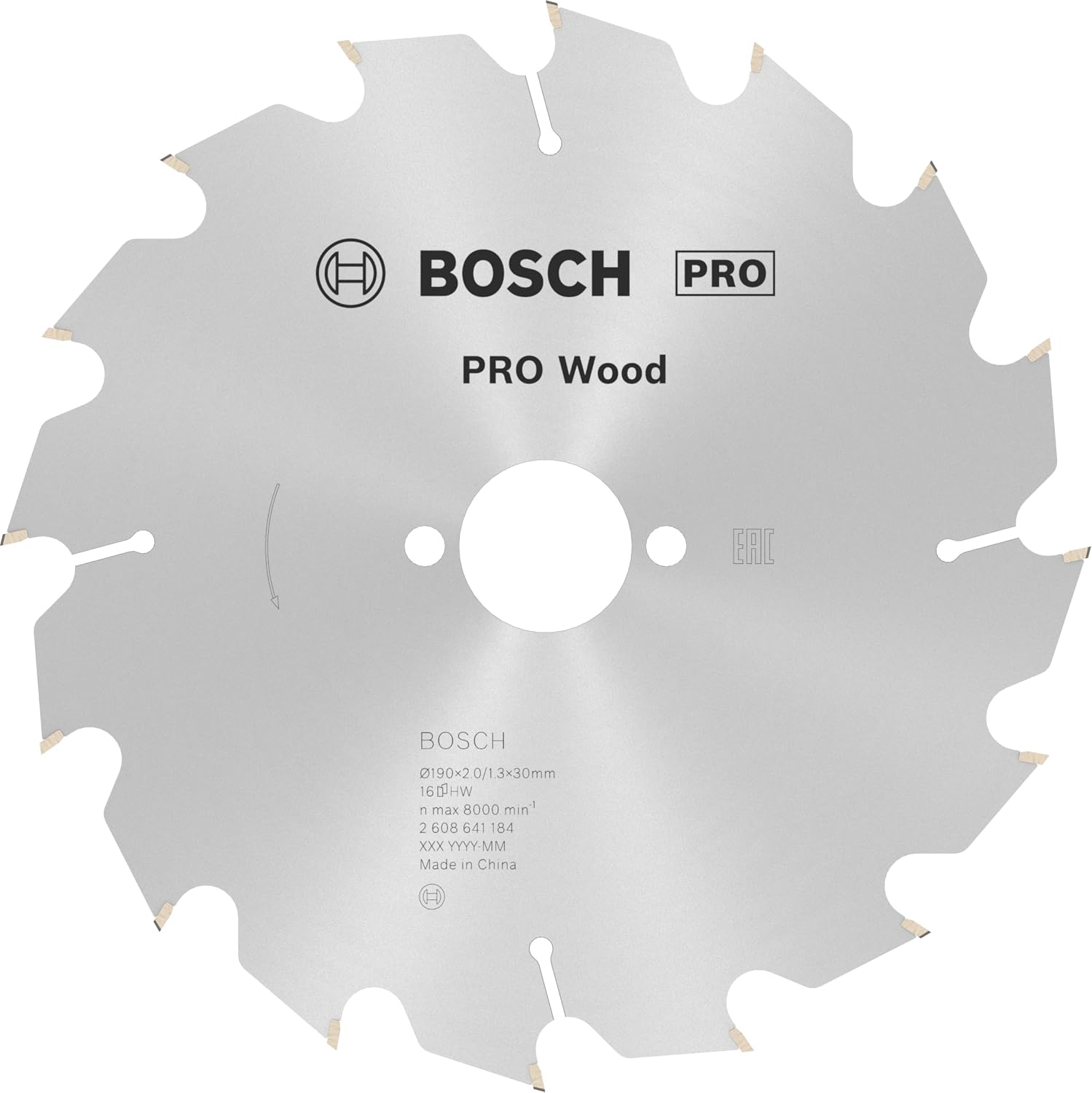 Bosch Professional 2 608 641 184 - Hoja de sierra circular Optiline Wood - 190 x 30 x 2,0 mm, 16 (pack de 1)