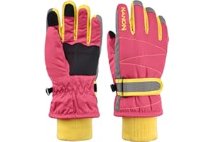 ‎TRIWONDER TRIWONDER Kinder Skihandschuhe, Thermo-Fleece Handschuhe, Warme Winterhandschuhe für Jungen Mädchen
