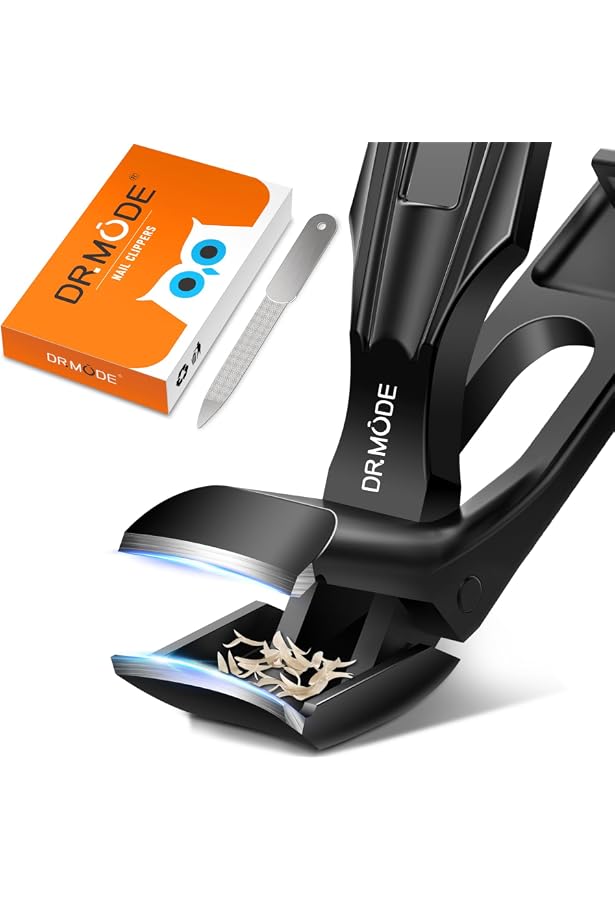 Coupe-ongles électrique Rechargeable USB Avec LED - 3 Vitesses, Idéal Pour Personnes âgées Et Bébés - 5