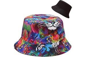 XYIYI Bobs Chapeau Réversible Seau Chapeau Pêche Chapeau De Soleil pour Femmes Filles