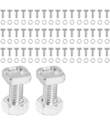 Dadi Acme Passo 3/4-6 - Set Da 100 Pezzi In Scatola, Acciaio Zincato, Grado 2