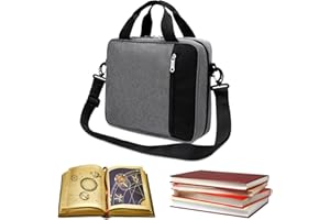 HINAA Bibbia copertina A4 libro borse con manico e tasca con cerniera, custodia bibbia borsa chiesa borsa viaggio documento organizzatore, per uomini donne padre bambini