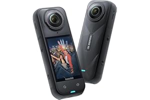 Insta360 X5 - Waterproof 8K 360° Action Camera, Leading Low Light, Invisible Selfie Stick Effect, Rugged and Replaceable Lens, 3-Hour Battery, Built-in Wind Guard, Stabilization, Triple AI Chip Design