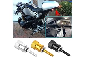 TAZGANTAX Motorcycle Seat Bolt Removal Tool-Less,Rear Seat Hump Screw Quick Release Passenger Pillion Bolt for R nineT R9T R 9T RNINET Pure Racer Urban G/S Scrambler 2014-2022 (Silver)