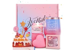 MUJUZE Geburtstagsgeschenk für frauen,Happy Birthday Gift for Women,Geburtstag Geschenkset für Beste Freundin,Geburtstagsgeschenk für Freundinnen,Kollegin,Schwester,Geschenk Geburtstag Geschenkideen