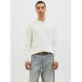 JACK & JONES Jack & Jones Male Gestricktes Polo Einfarbig Gestricktes Polo Jjegeorge Knit Polo Ls Sn Erkekler
