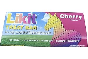 Likit Treat Bar 90g | Great Horse Treat for Training or Reward | 90g (Cherry)