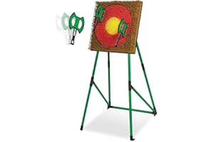 EASTPOINT SPORTS Eastpoint Axe Throw & Lawn Dart Target Sets - Bristle Axe Throwing Target & 2-in-1 Combo Backyard Game for Indoors and Outdoors