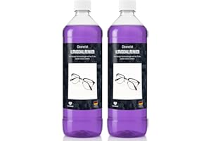DIE SEIFENBLASE Cleanerist | Concentré nettoyant ultrason 2x 1L | nettoie les bijoux, pièces de monnaie, lunettes, petites pièces & instruments dentaires | bain à ultrasons | appareil à ultrasons