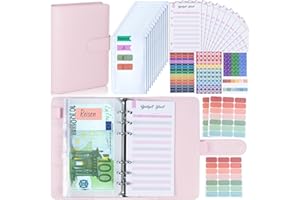 ‎ANYUKE Budget Planner Deutsch Budget Binder - Budget Planer Haushaltsbuch mit Geldfächer, Beginner Budget Binder Deutsch, Bugetplaner Deutsch Startset Organizer Buch für Geld Sparen Money Spar Challenge