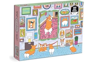 MUDPUPPY PRESS Museum of the Corgi 1000 Piece Puzzle